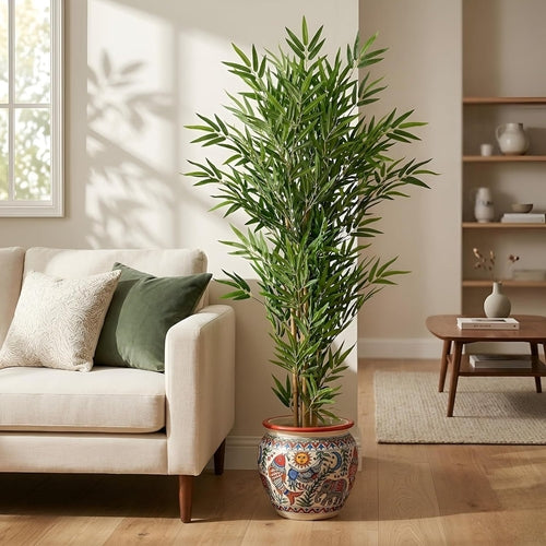 5ft Artificial Bamboo Tree with Pot
